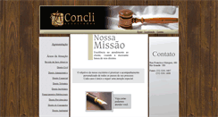 Desktop Screenshot of concliassociados.com.br